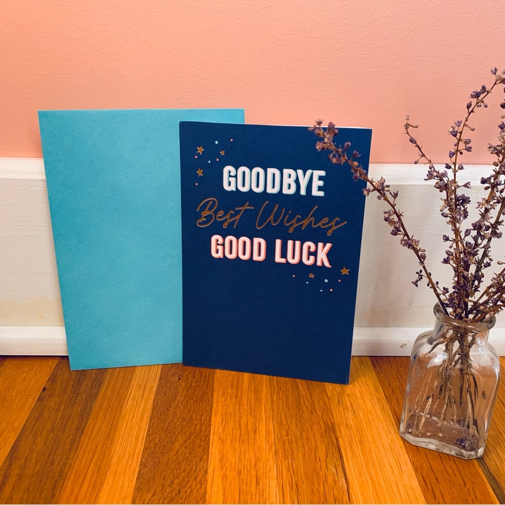 Greeting Card Going Away Moving New Job Promtion Career Change Retirement